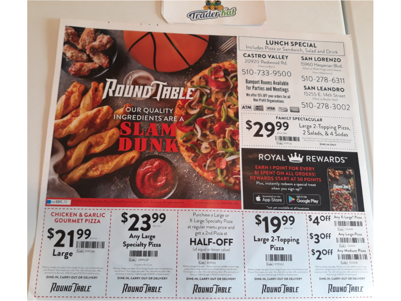 Free Printable Round Table Pizza Coupons FREE Printable Hub