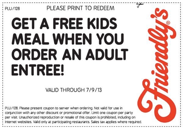 Friendly 39 s Coupons Printable