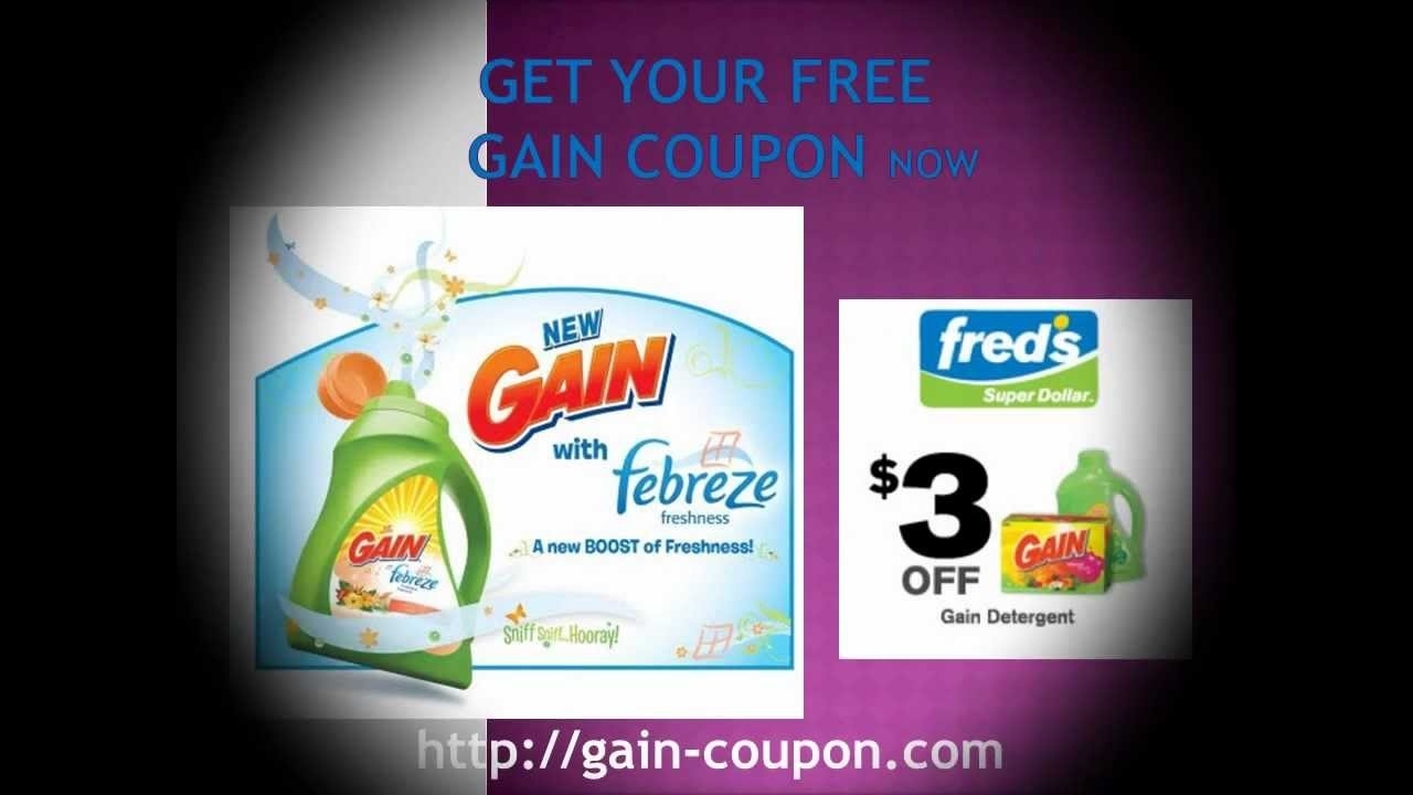 Gain Printable Coupons Gain Printable Coupons