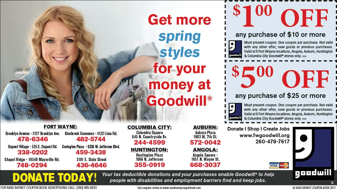 Goodwill Coupon Printable
