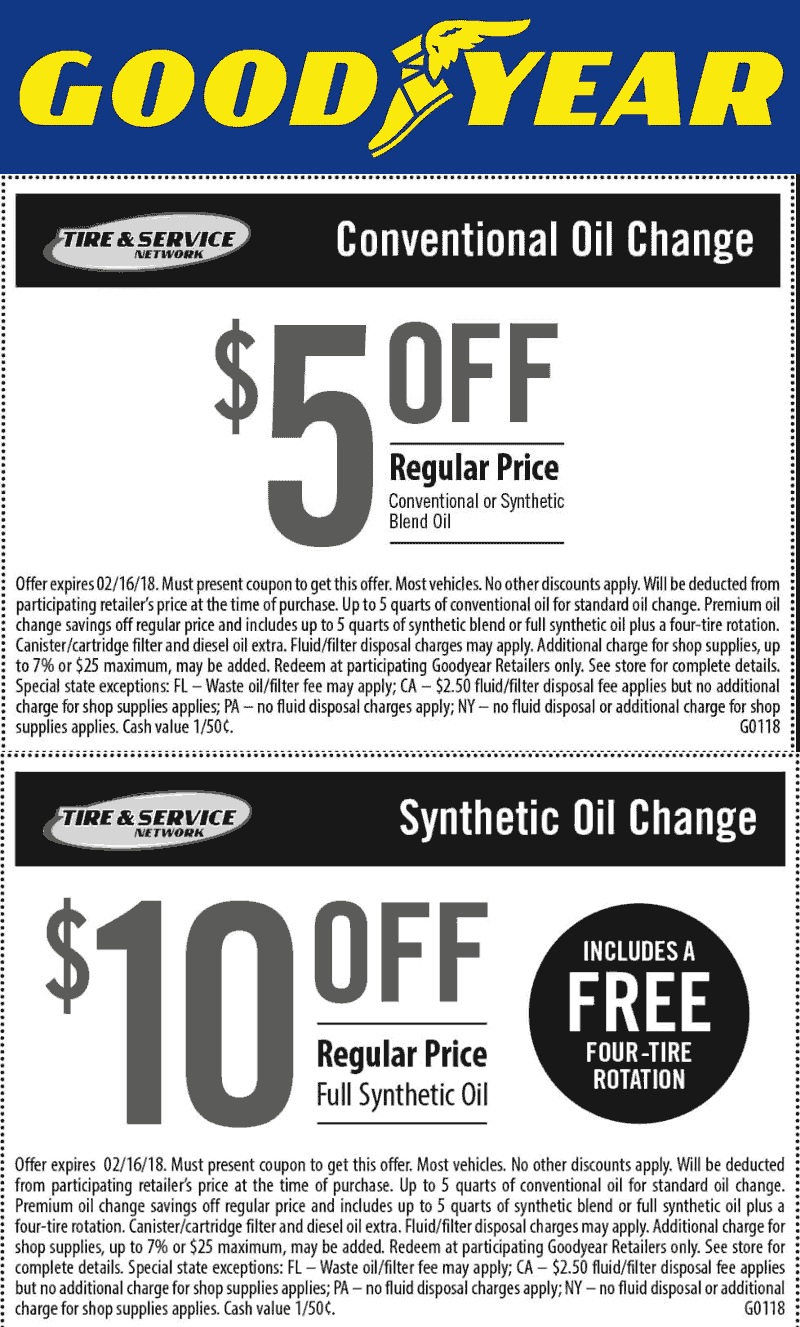 Goodyear Printable Coupons