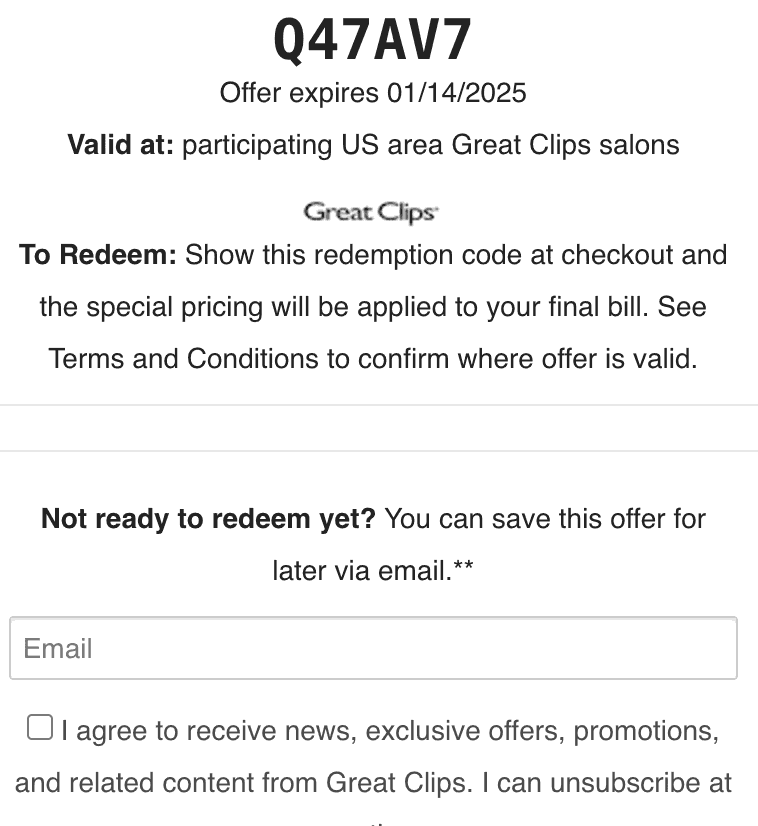 Great Clips 8 99 Haircut Online Coupons May 2025 Great Clips 