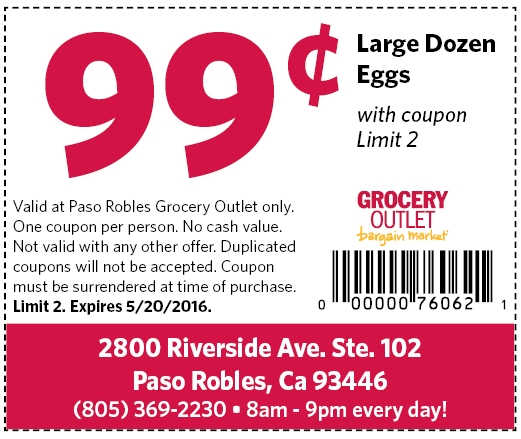 Grocery Outlet Coupon Page Paso Robles Daily News
