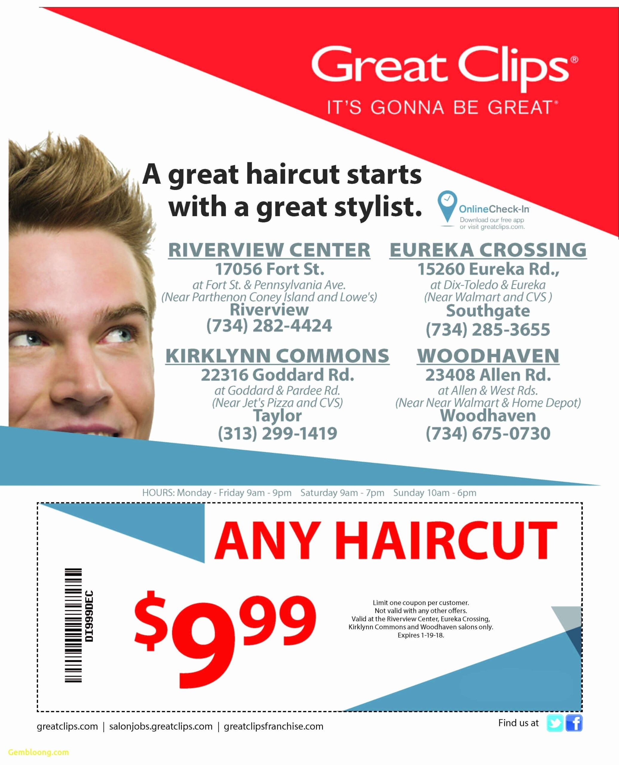Haircut Printable Coupon