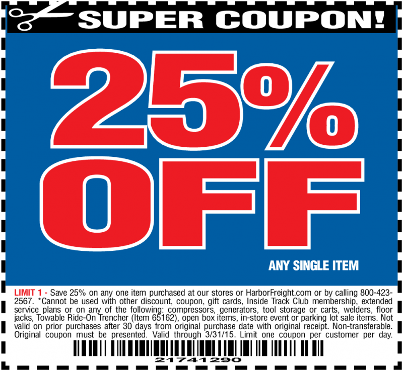 Harbor Freight 20 Printable Coupon Calendar Printables