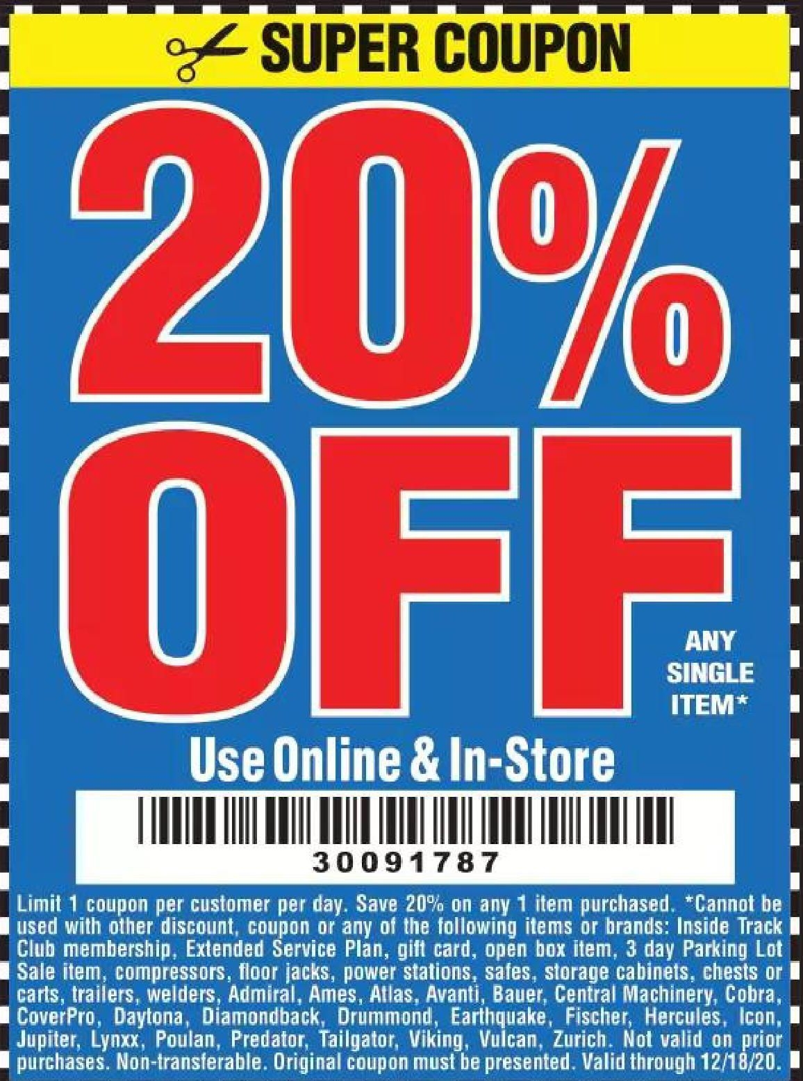 Harbor Freight Coupon March 2024 Flori Jillane