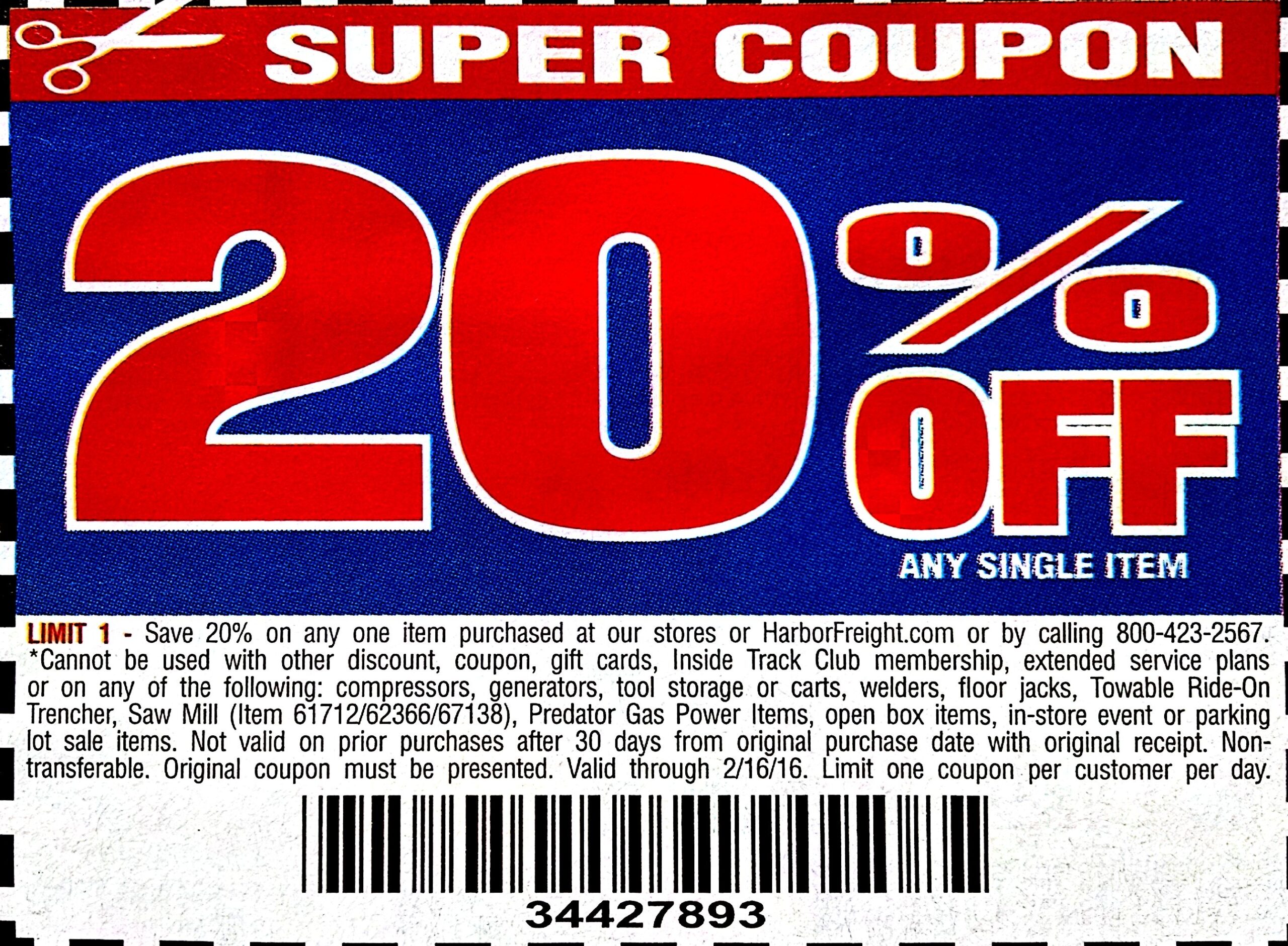 Harbor Freight Coupons 2024 20 Percent Off Printable Reeva Celestyn
