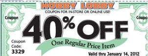Hobby Lobby Printable Coupon A Thrifty Mom