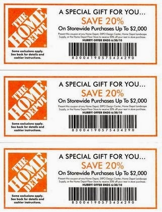 Home Depot Printable Coupons May 2018