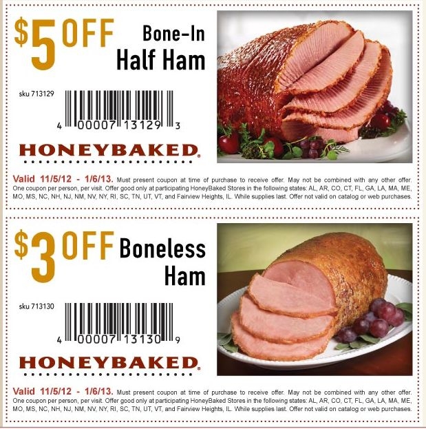 Honey Baked Ham Coupon 2024 Printable July Gussy Jennine