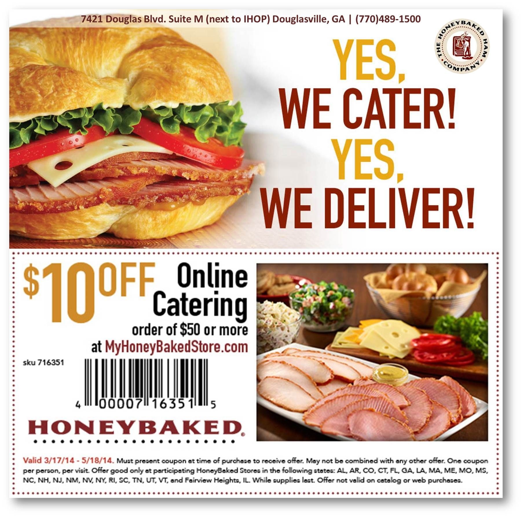 Honeybaked Ham Printable Coupons