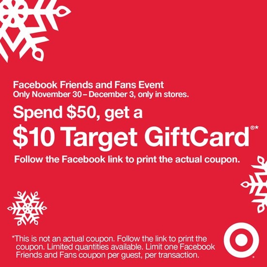  HOT 10 Off 50 Target Printable Coupon Mommies With Cents