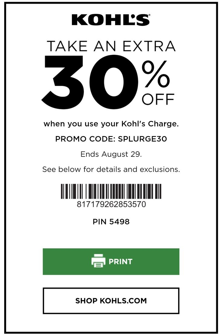 In Store Coupon Code Kohls At Tanesha Short Blog