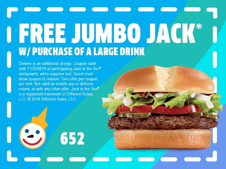 Jack Box Coupons Printable