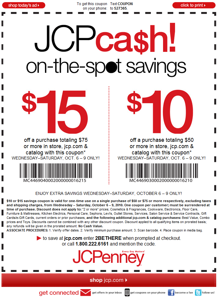 Jc Penney Printable Coupons