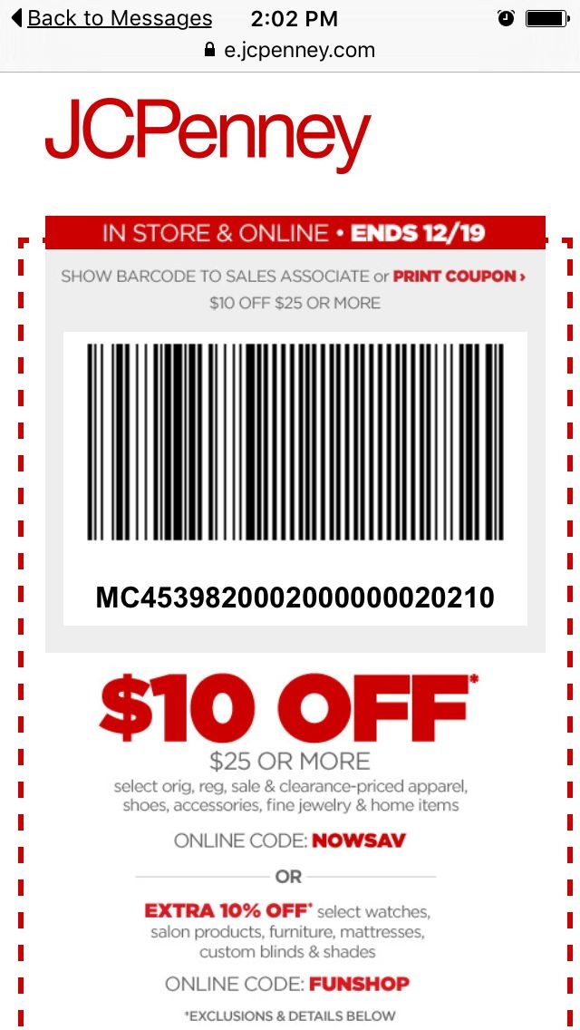 Jcp Coupons Printable Printable Word Searches