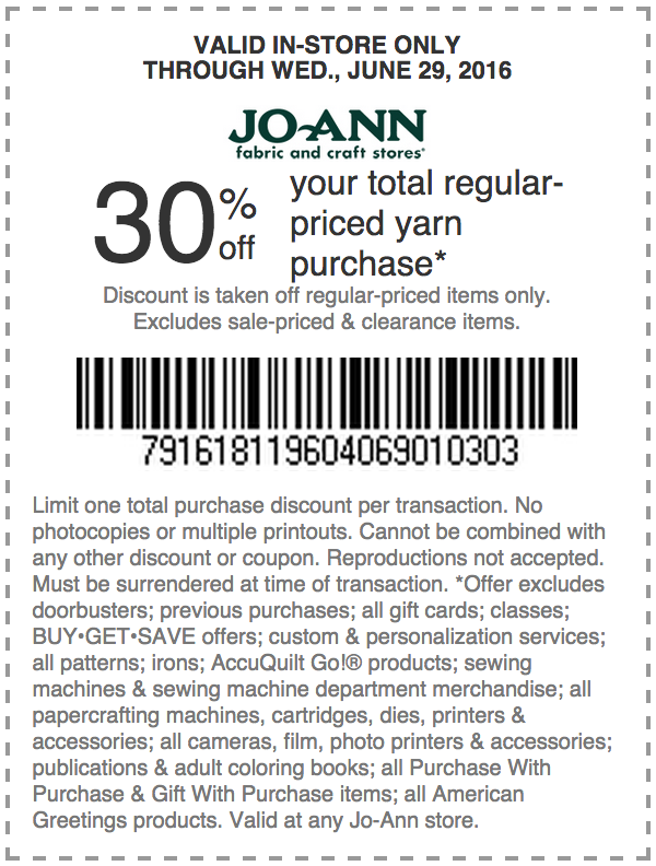 Joann Fabrics Printable Coupons Calendar Printables