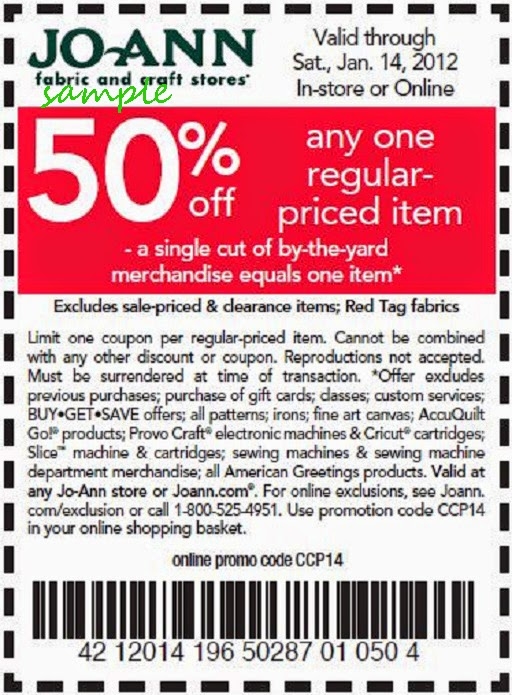 Joann Printable Coupon