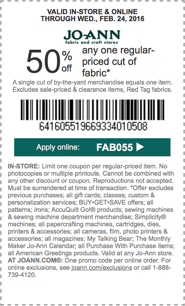 Joannes Printable Coupon