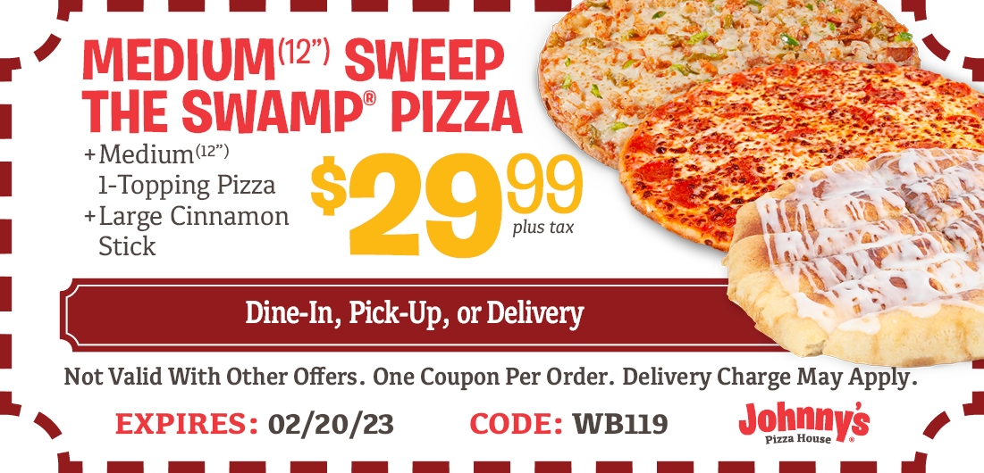 Johnny 39 s Pizza Coupons Printable