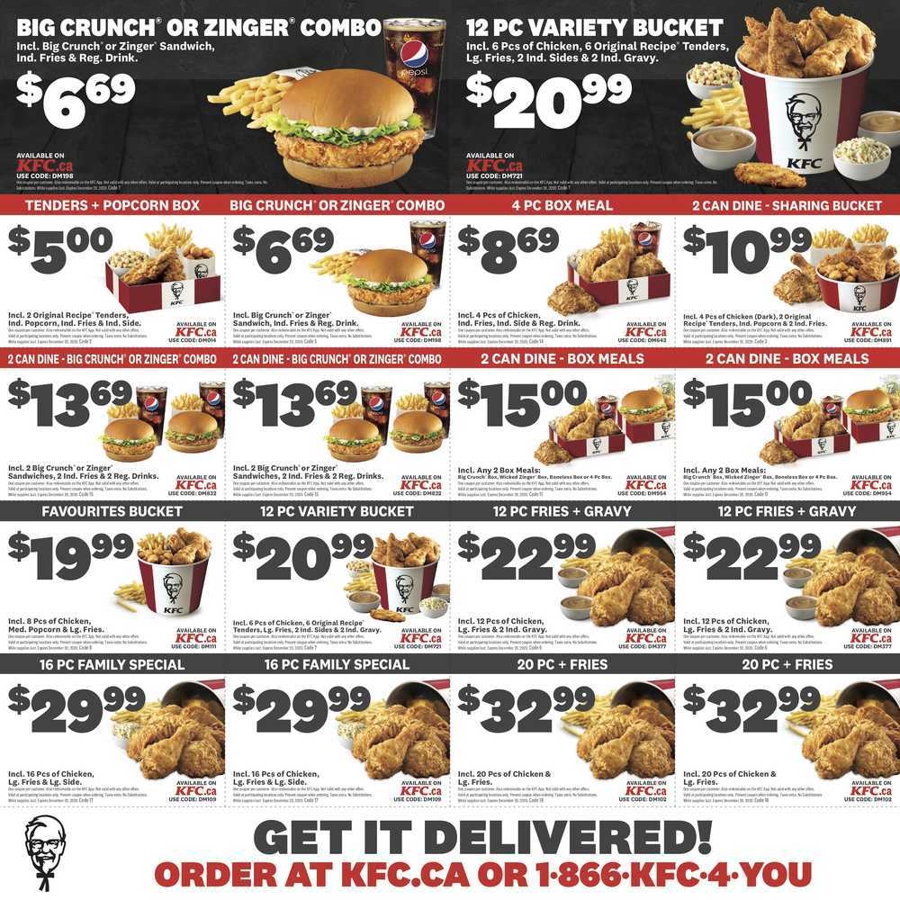 Kfc Coupons Printable 2024 Goldie Colleen