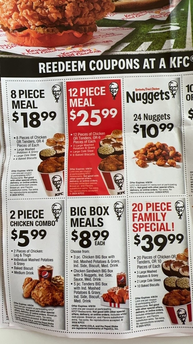 Kfc Coupons Printable 2024 Val Libbie