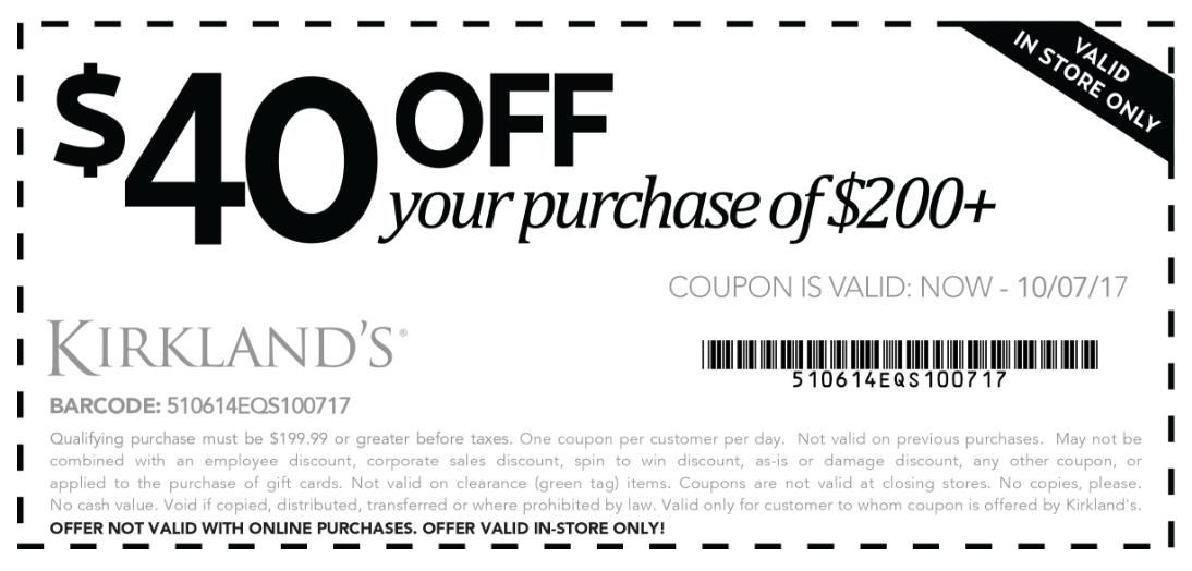 Kirkland Store Coupons Printable
