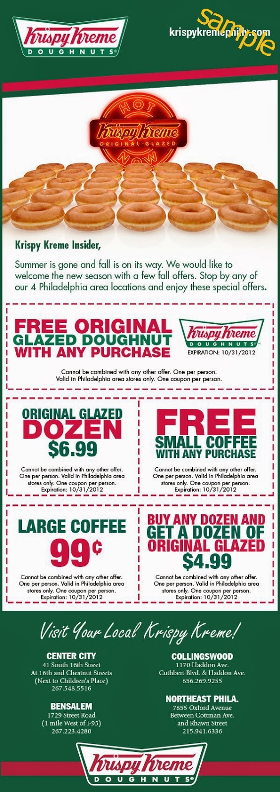 Krispy Kreme Coupon Printable