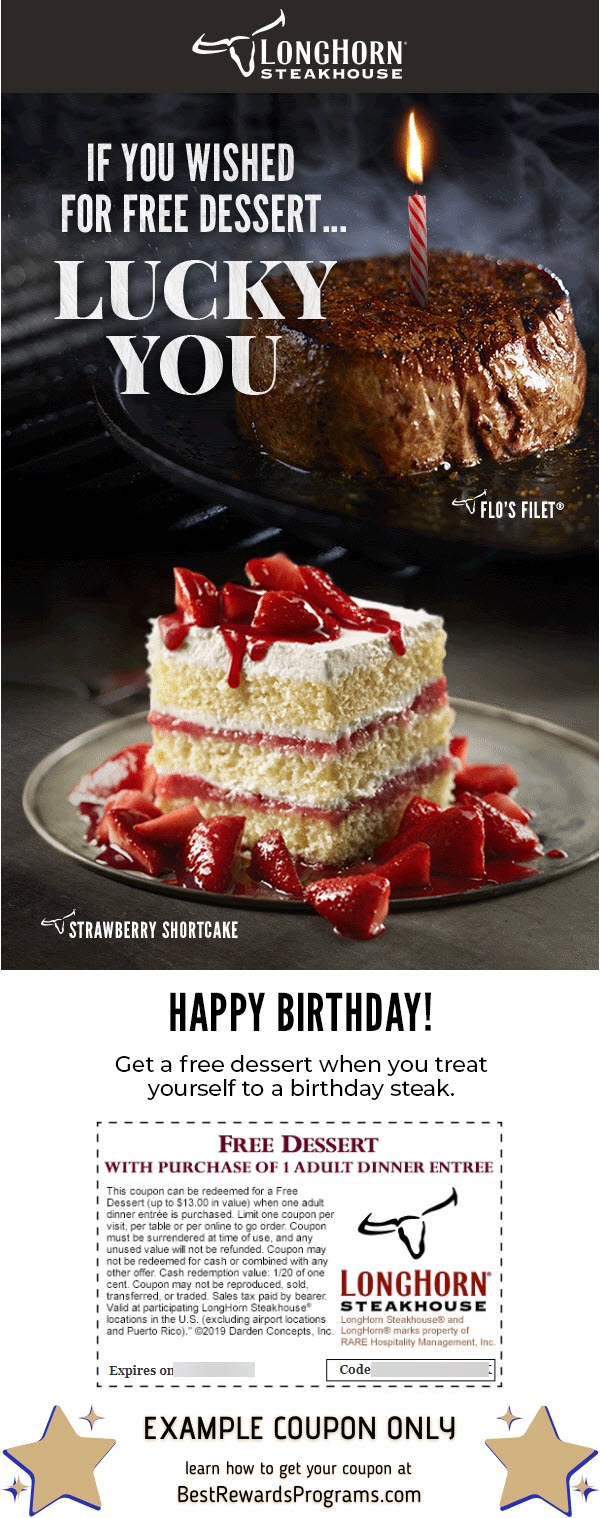 Longhorn Coupon Code 2025 Janean Ceciley