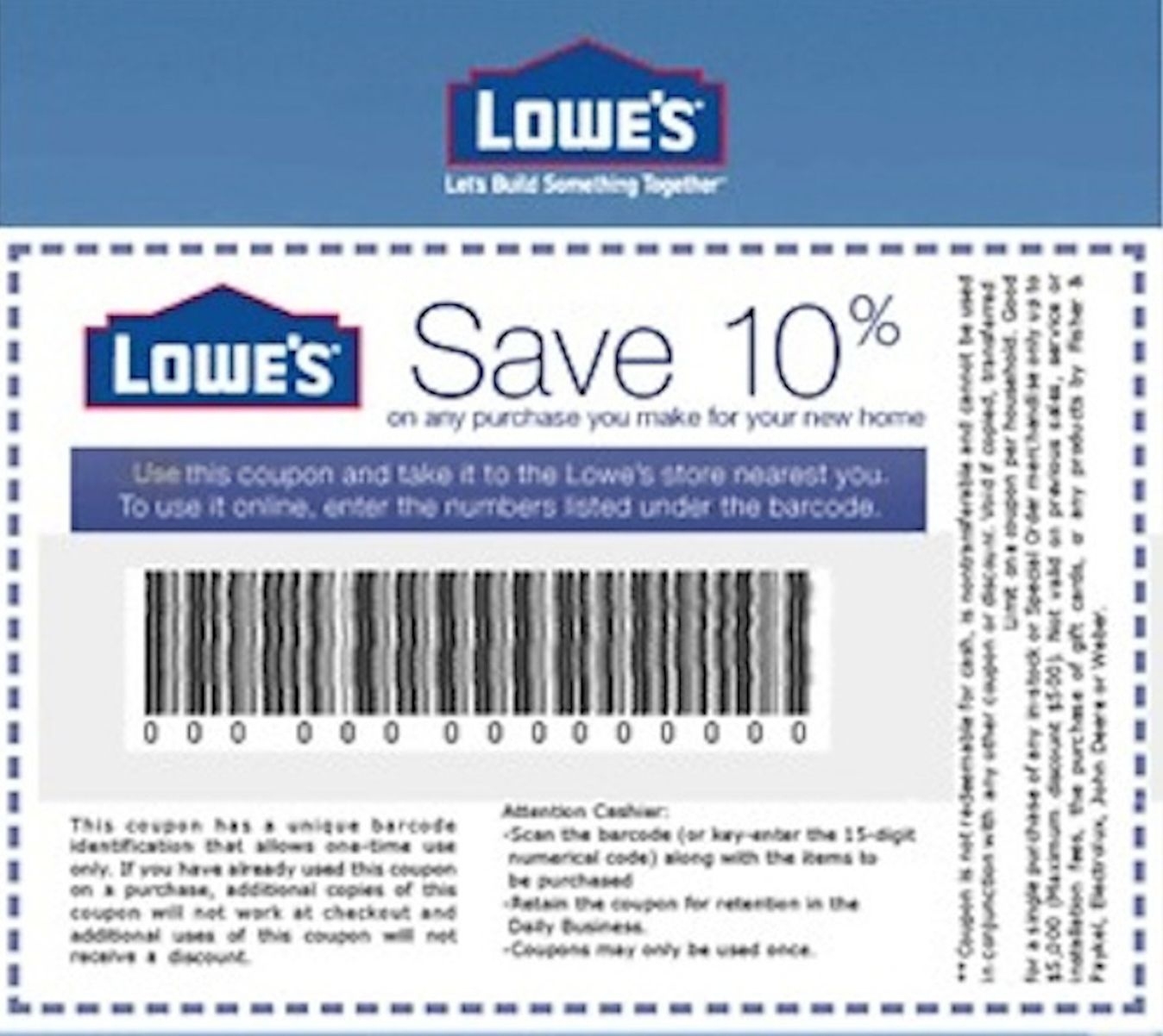 Lowes Coupon Printable Free Free Printable