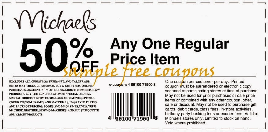 Michaels Coupons September 2014 Michaels Coupons September 2014