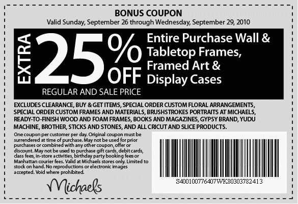 Michaels Printable Coupon Printable Coupons