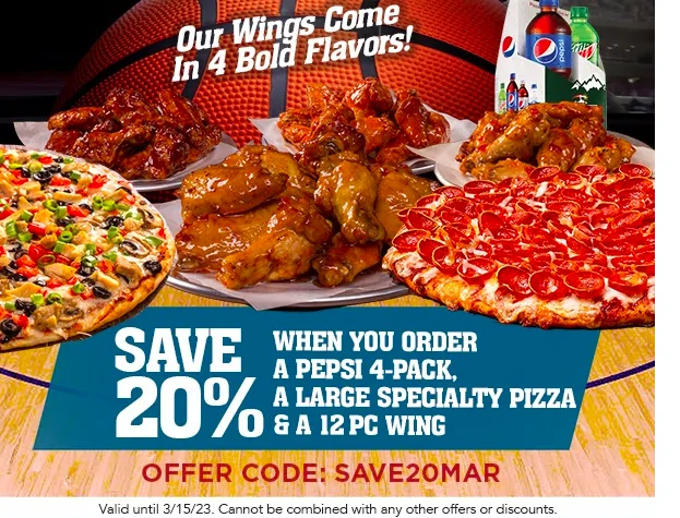 Mountain Mikes Pizza Coupon Code Save 20 When You Order A Pepsi 4 