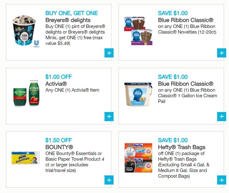 New Printable Coupons Breyers Blue Ribbon Enfagrow Purina 