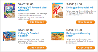 New Printable Kellogg s Coupons Available
