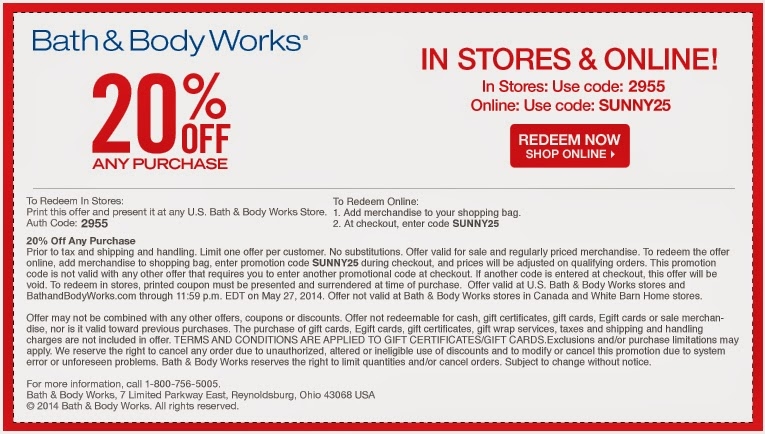 NYC Coupons Printable NYCCoupons Bath And Body Works Coupon