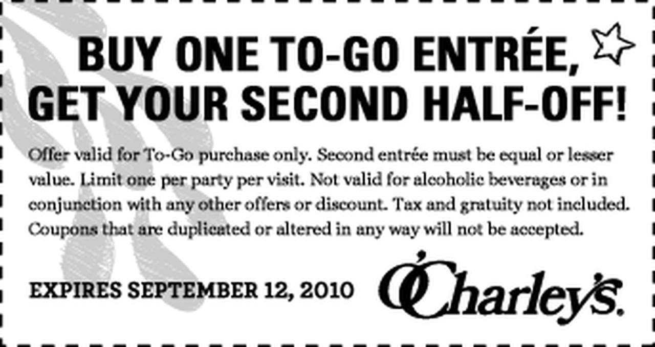 O Charley 39 s 5 Off 20 Printable Coupon