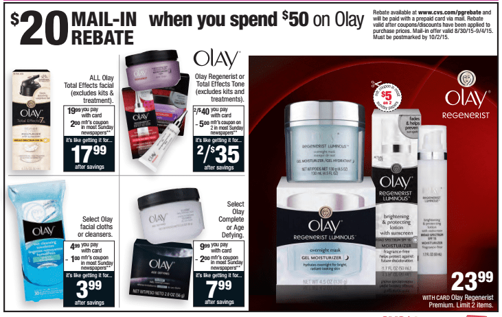 Olay Printable Coupons Hot Olay CVS Deals