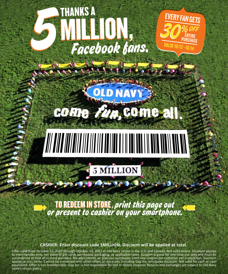 Old Navy Printable Coupon Printable Word Searches