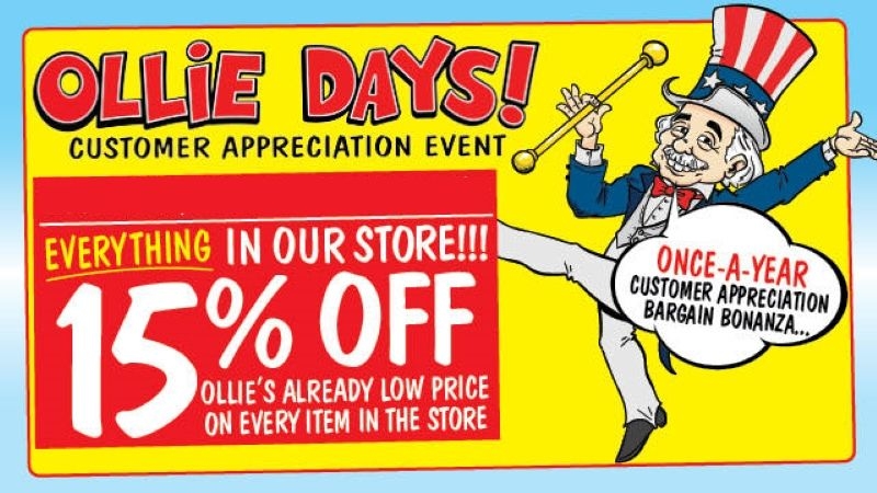 Ollies 15 OFF Coupon 2025 20 Percent OFF Coupon