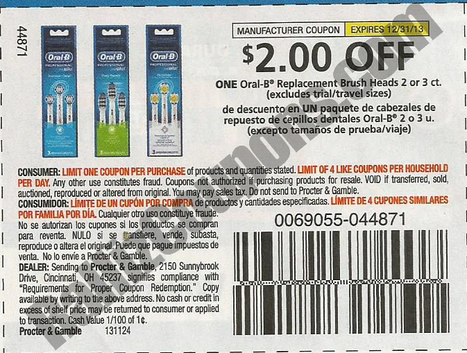 Oral B Toothbrush Printable Coupon Printable Sight Words List