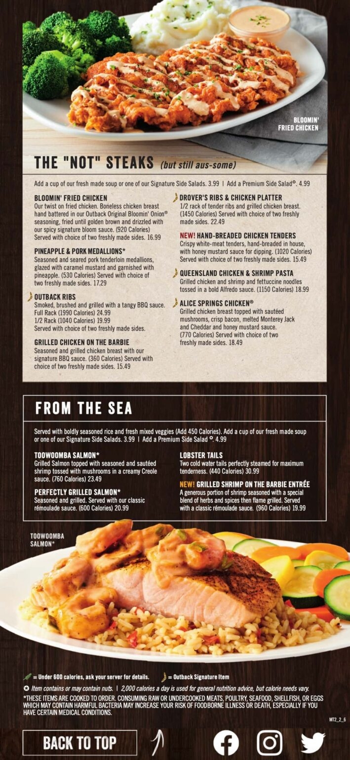 Outback Steakhouse Coupons 2025 Printable Carl B Robinson
