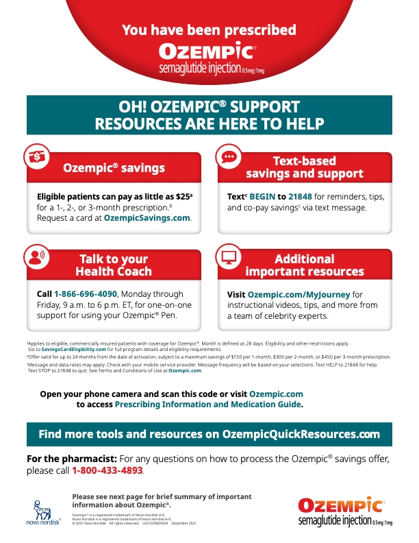 Ozempic Printable Coupon