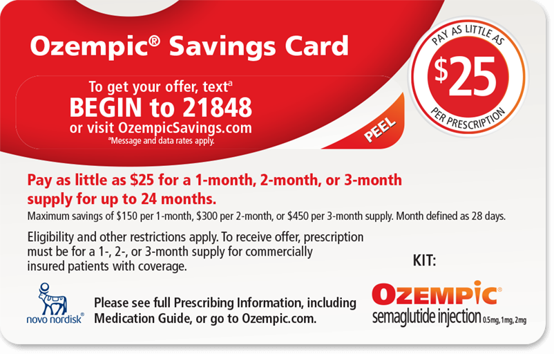 Ozempic Printable Coupon Save Money On Your Prescription Printable 