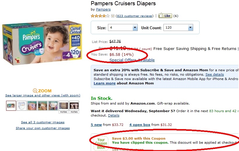 Pampers Diaper Coupons 2012