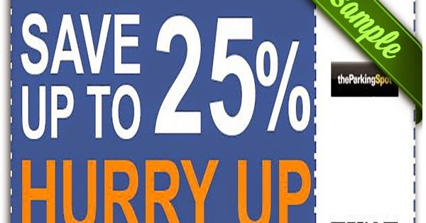 Parking Spot Printable Coupons