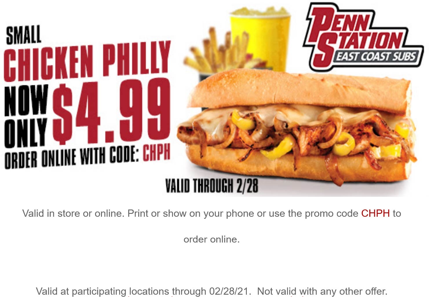 Penn Station Printable Coupons