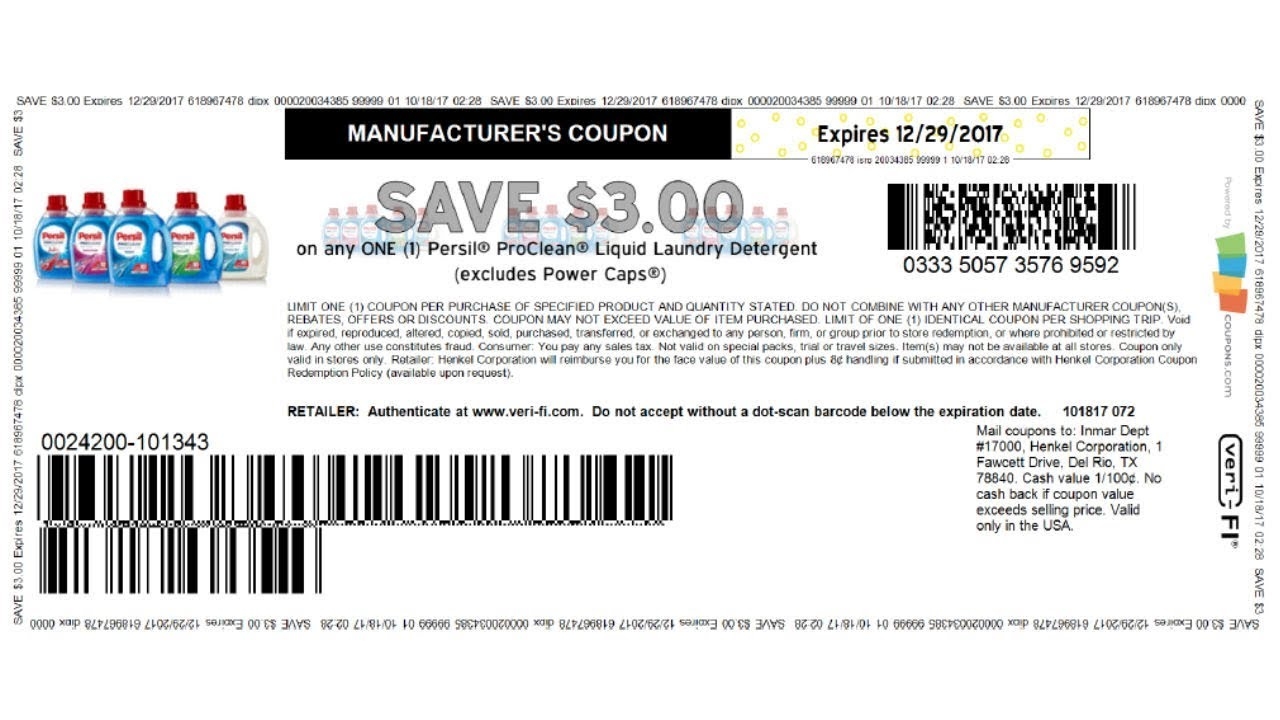 Persil Printable Coupon