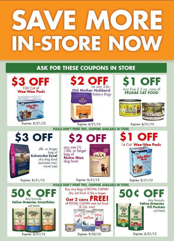 Pet Supplies Plus Coupon 20 Percent Off Printable Printable 