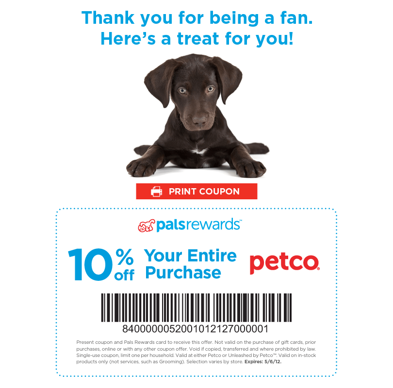 Petco Printable Grooming Coupon